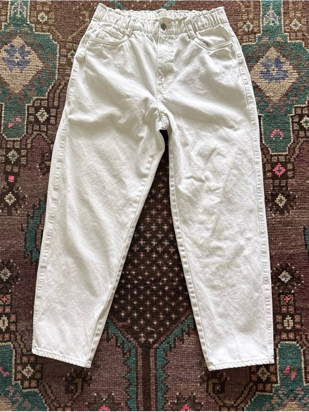 H&M 100% Cotton Stretch Waist Jeans